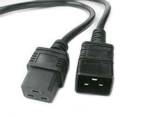 C19 to C20 Extension 16A Cable 1.5mm² 1.8m